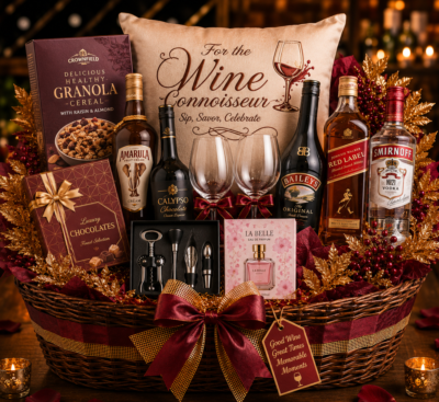 Wine Connoisseur Gift Basket  - Jumbo Pack